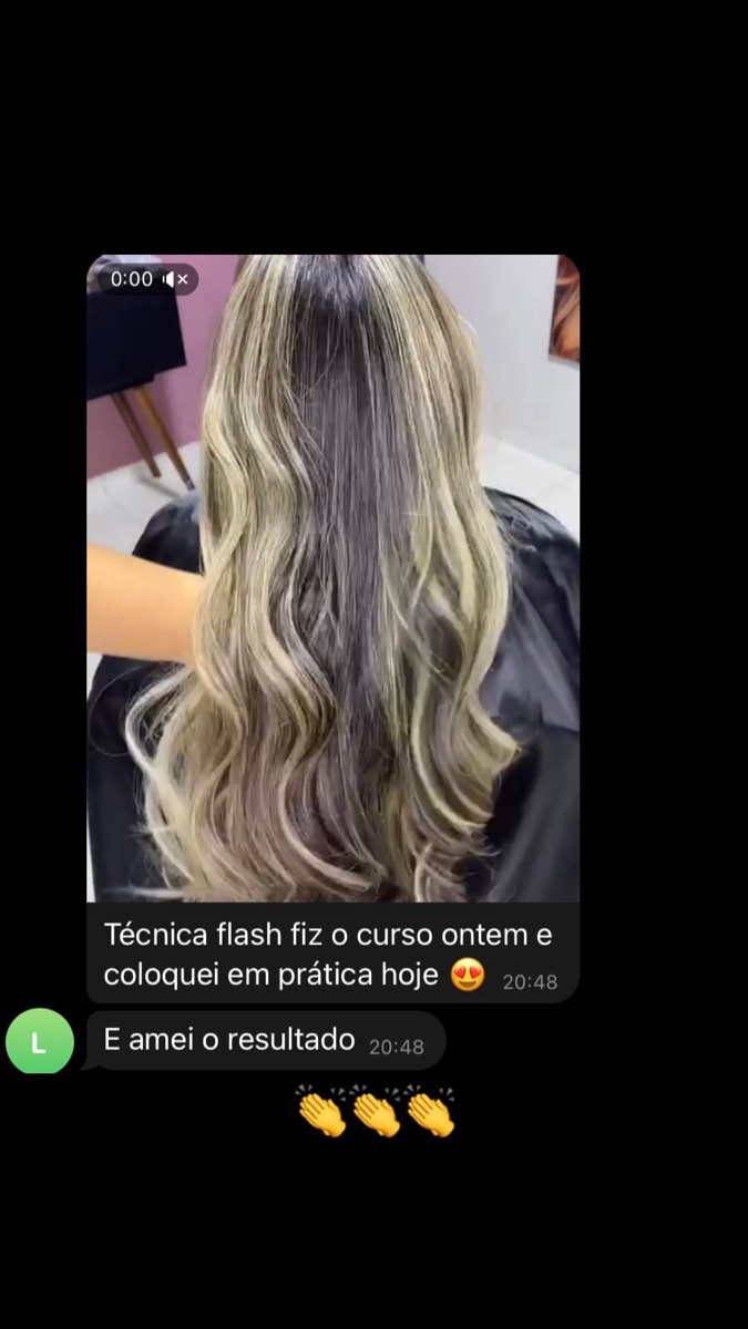 Depoimento de aluna: fez o curso e aplicou no dia seguinte