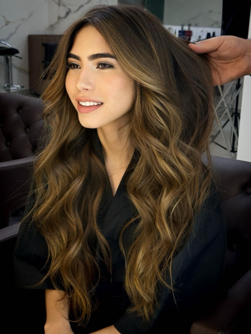 Resultado de mechas com a Técnica Flash