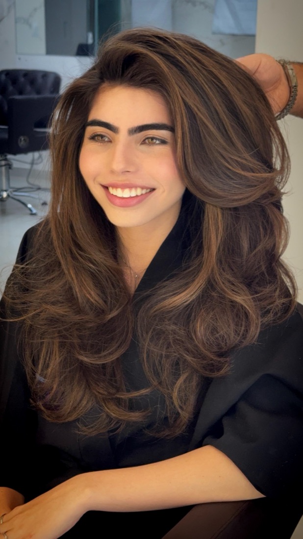 Resultado de mechas com a Touca Flash